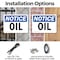 Signmission Oil, 14 in W x Rectangle, Plastic OS-2PACK-NS-P-1014-L-16969 - alternate 3